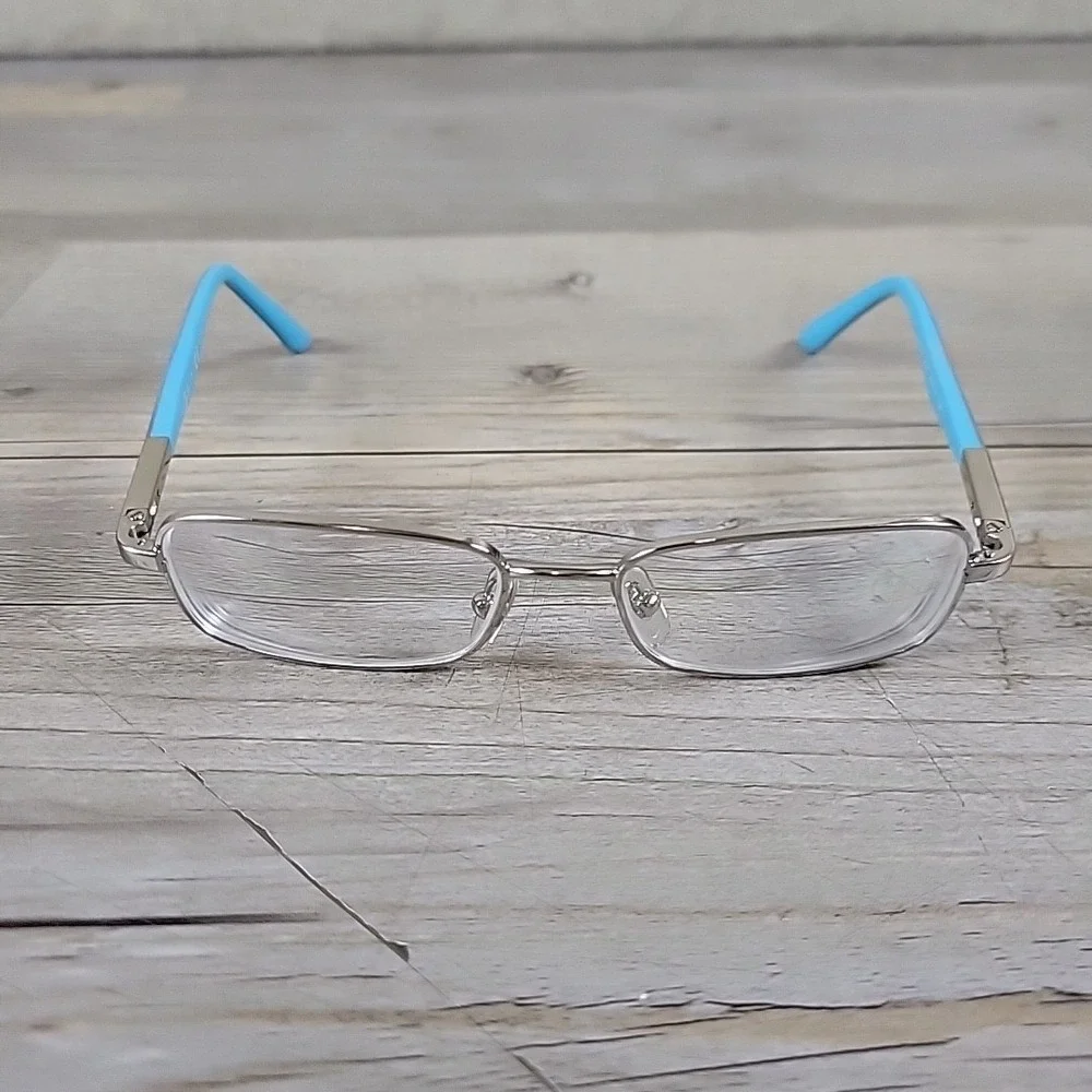 Ray-Ban RB1035 4017 Eyeglasses Kids Frames‎ Only Silver Blue 47-15-125